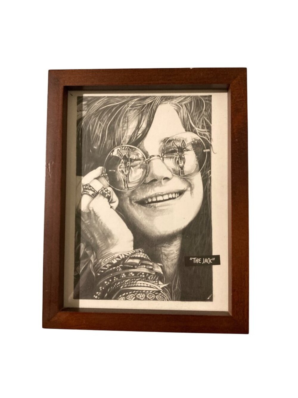 Branko Modic Graphite Drawing Of Janis Joplin From The Jack Collection 2012